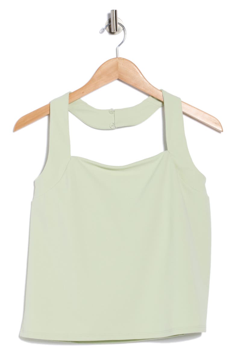 Square Neck Halter Top, Alternate, color, SEA FOAM