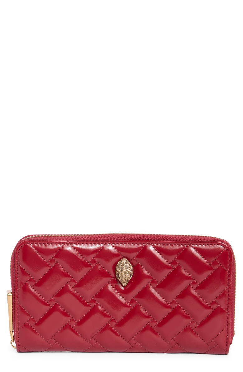 Kurt Geiger London Kensington Zip Wallet, Main, color, Red