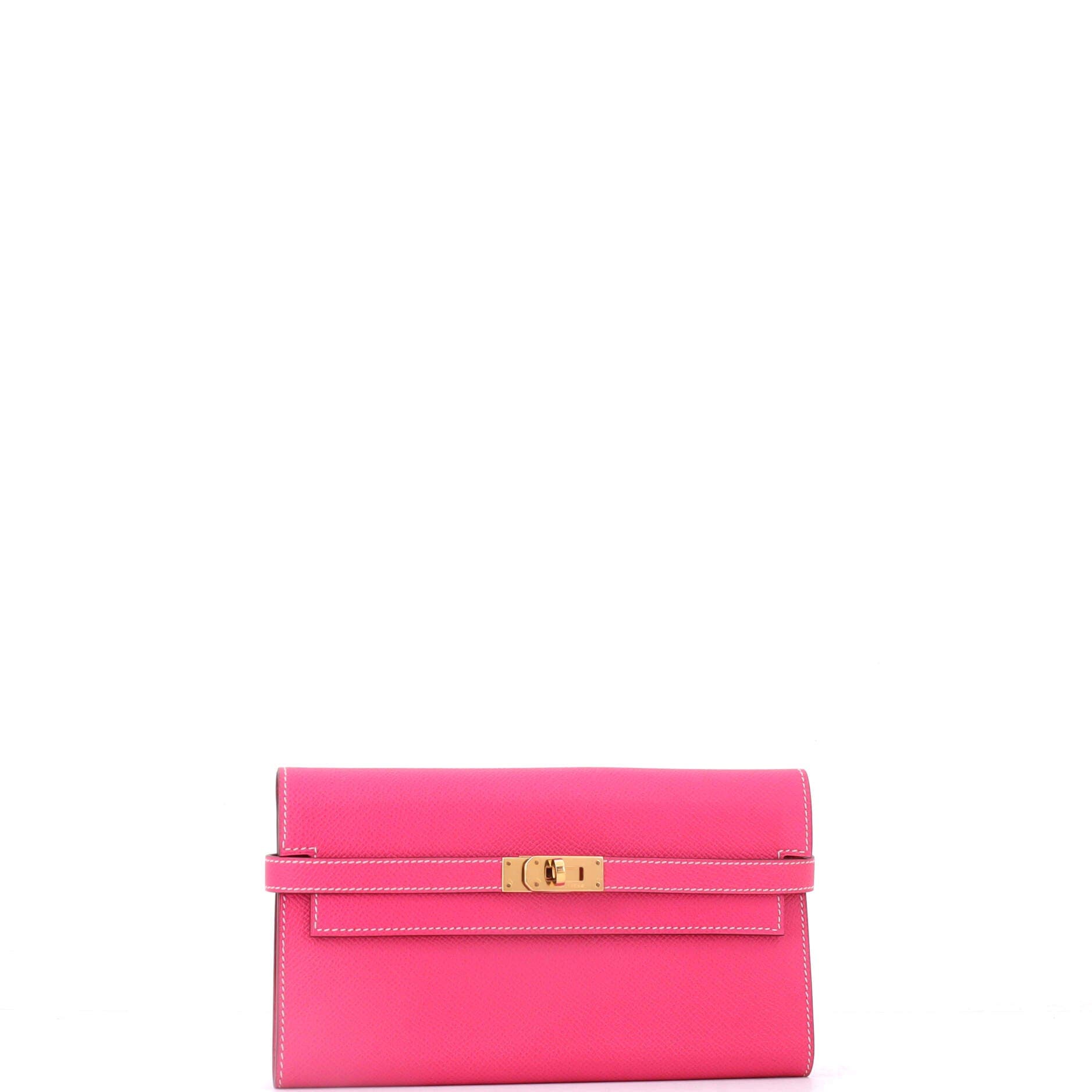 Kelly Wallet Epsom Long, Alternate, color, Rose Tyrien