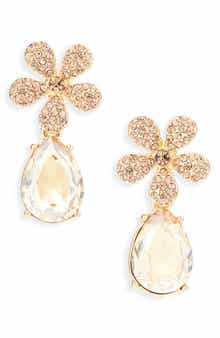 Cara Flower Drop Earrings