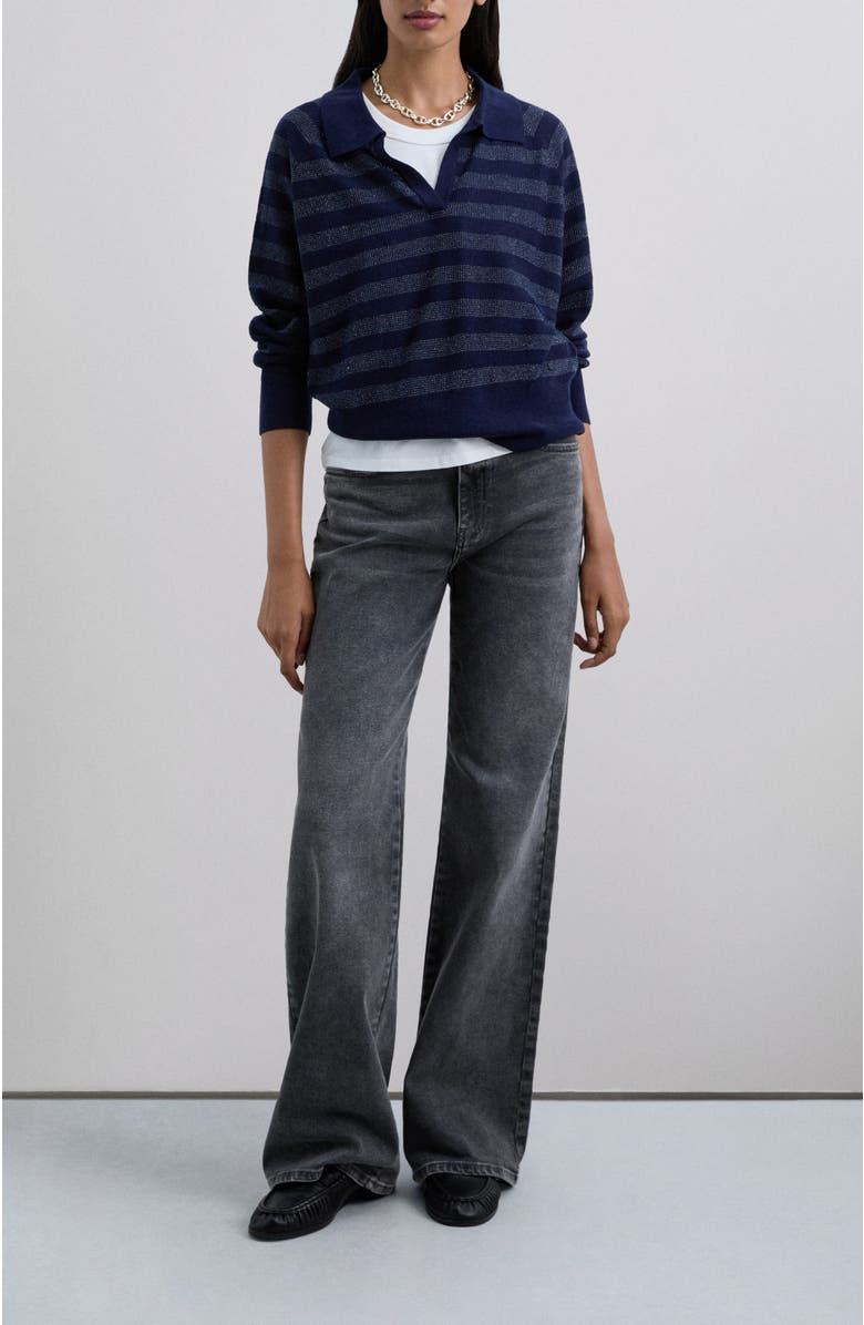 Scalpers Pololurex Jumper, Alternate, color, Navystripes