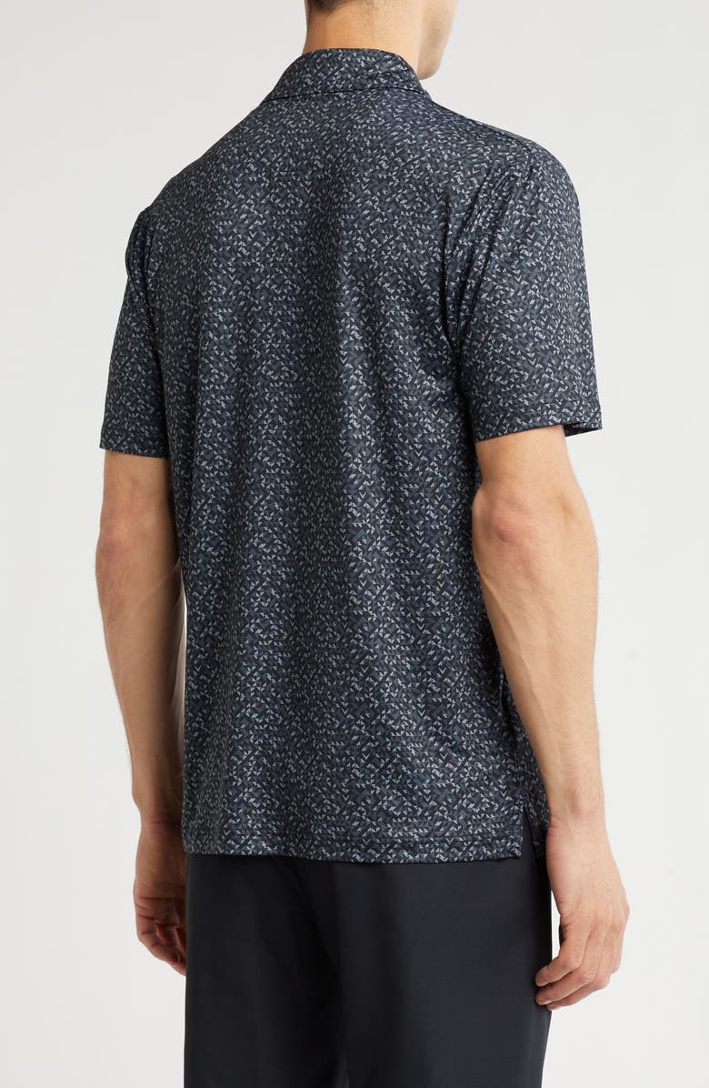 Callaway Linear Chevron Golf Polo, Alternate, color, Caviar