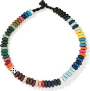 Adina Reyter Enamel Big Bead Hang Tight Dice Necklace