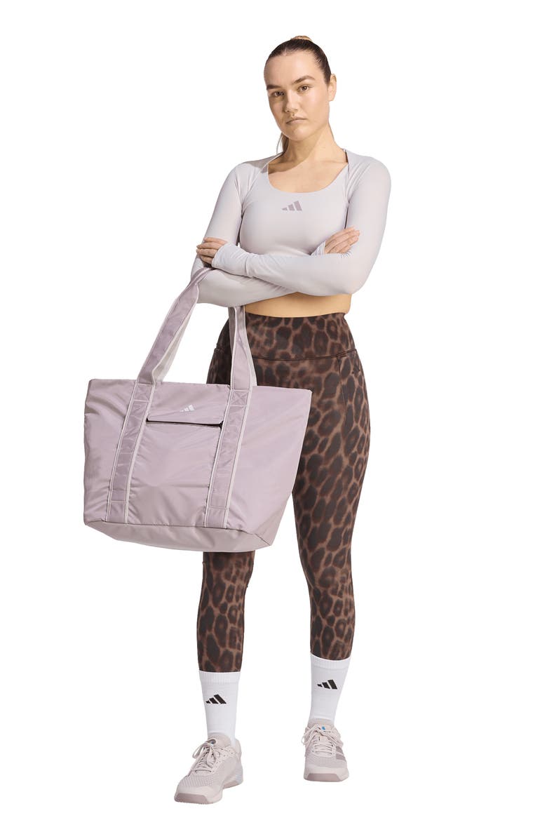 adidas Optime Climacool Bra Tank, Alternate, color, Ice Purple