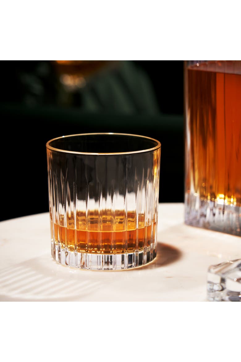 Reserve Milo Crystal Neat Glasses Set of 4, Alternate, color, Clear