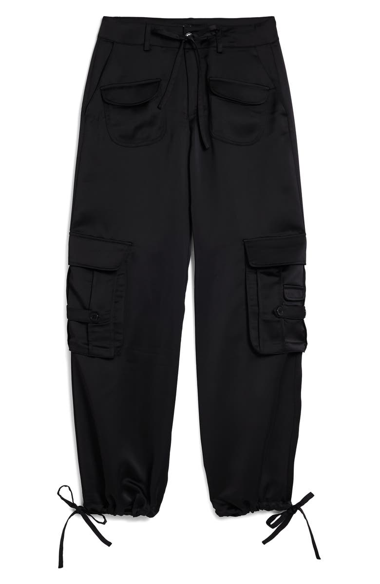 Desigual Cargo Pants, Alternate, color, Black