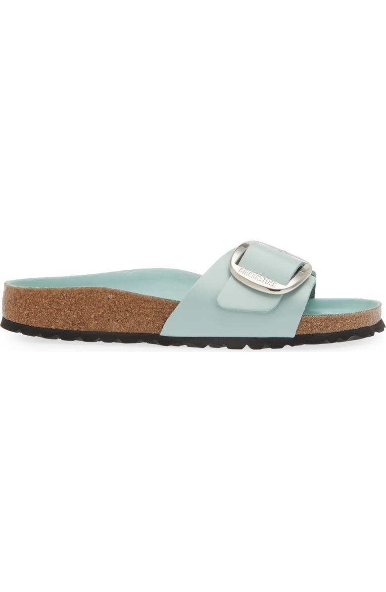 Birkenstock Madrid Big Buckle Slide Sandal, Alternate, color, Surf Green