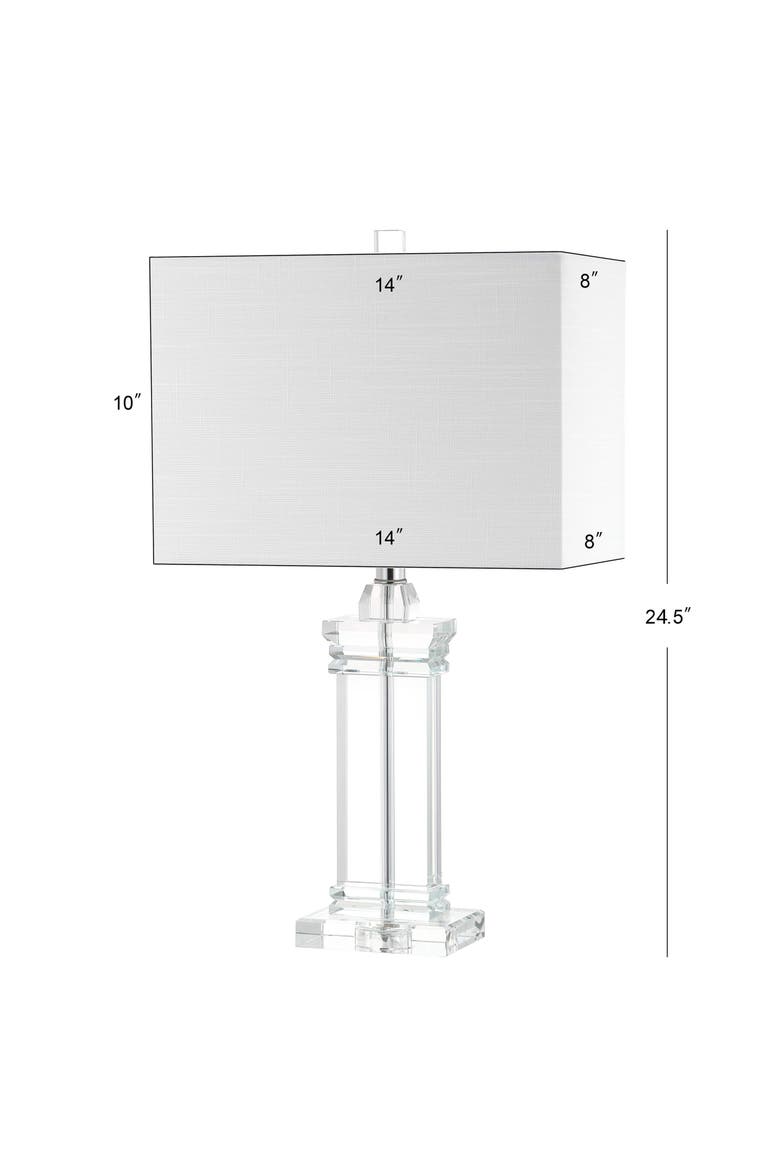 Ophelia Crystal LED Table Lamp, Alternate, color, Clear