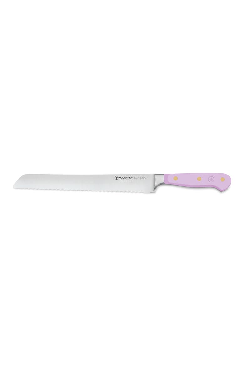 Classic 9-Inch Precision Double-Serrated Bread Knife, Main, color, PURPLE