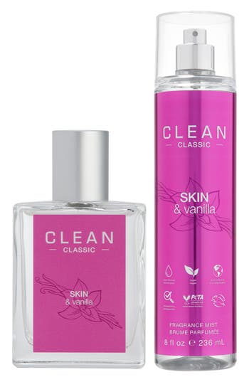 Clean Classic Skin & Vanilla Fragrance Set In Transparent