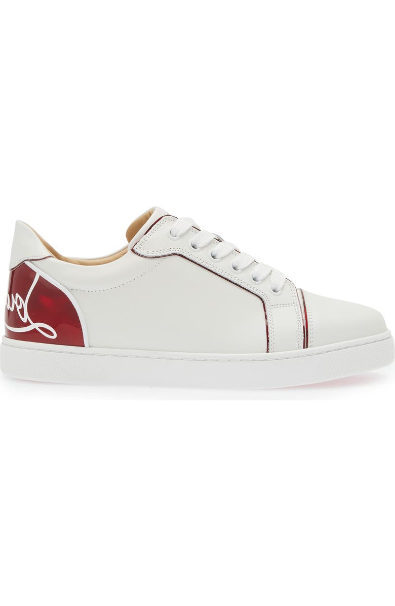 Christian Louboutin Fun Viera Low Top Sneaker, Alternate, color, Bianco