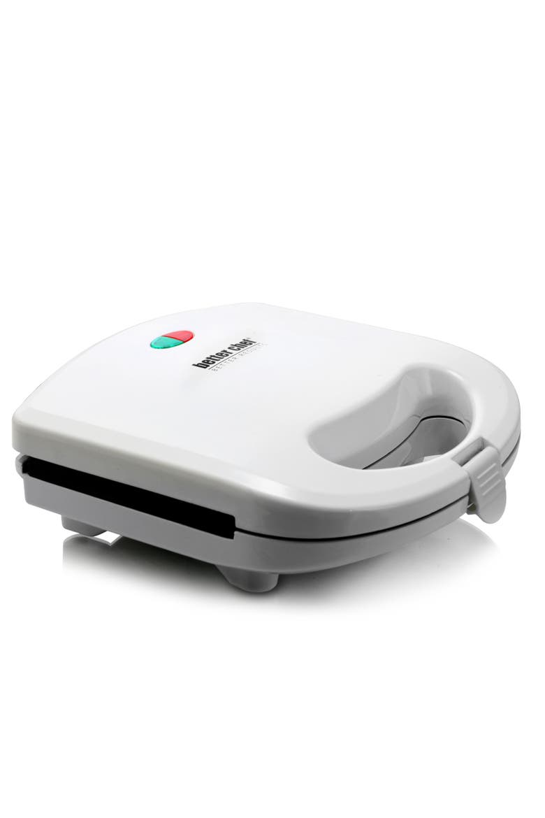 Nonstick Sandwich Maker Grill, Main, color, White