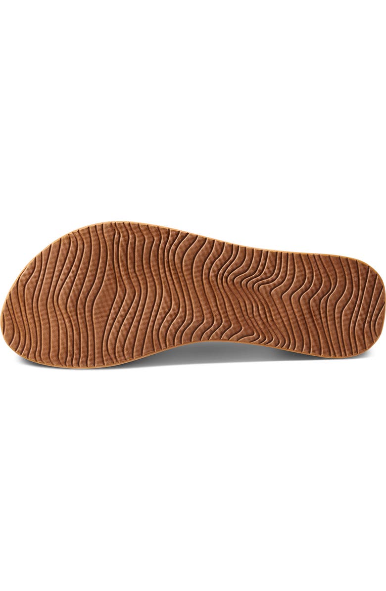 Reef Cushion Bounce Slim Flip Flop, Alternate, color, White/Tan