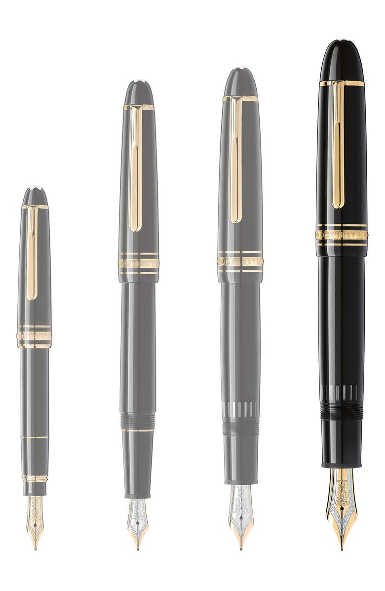 Montblanc Meisterstück Fountain Pen, Alternate, color, Black
