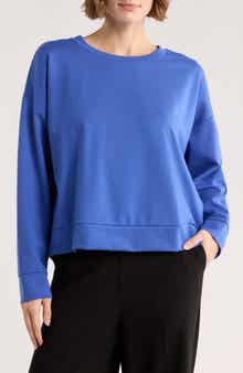 Eileen Fisher Round Neck Boxy Top