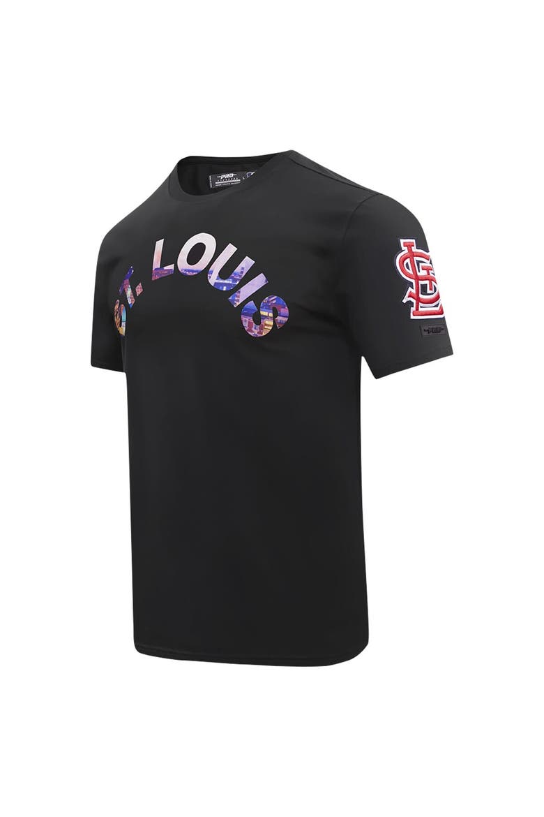 Men's Pro Standard Black St. Louis Cardinals Cityscape T-Shirt, Alternate, color, Black