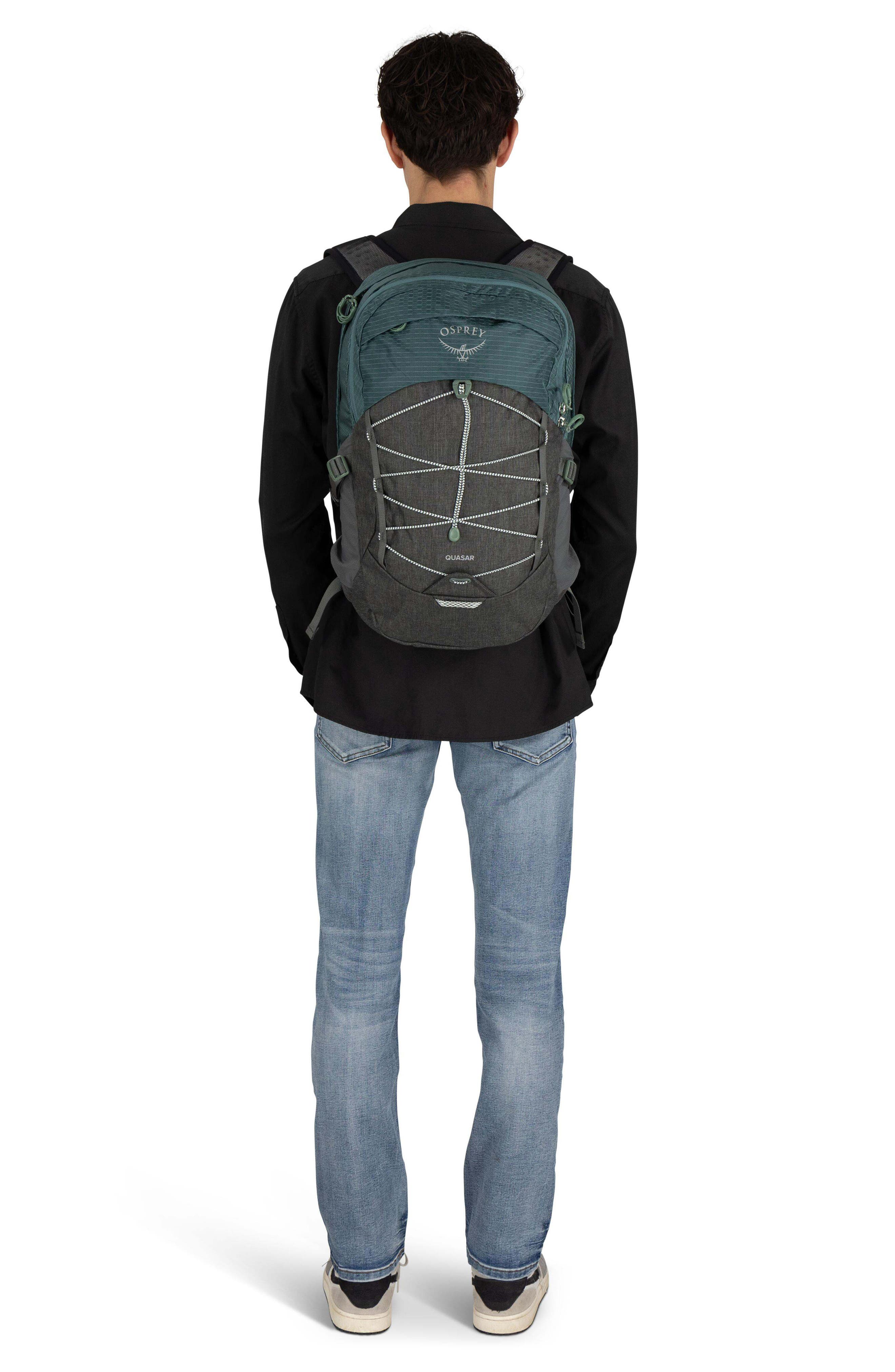 Quasar 26-Liter Backpack, Alternate, color, CASCADE BLUE/COAL GREY HEATHER