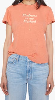 MOTHER The Sinful Short Sleeve Graphic T-Shirt