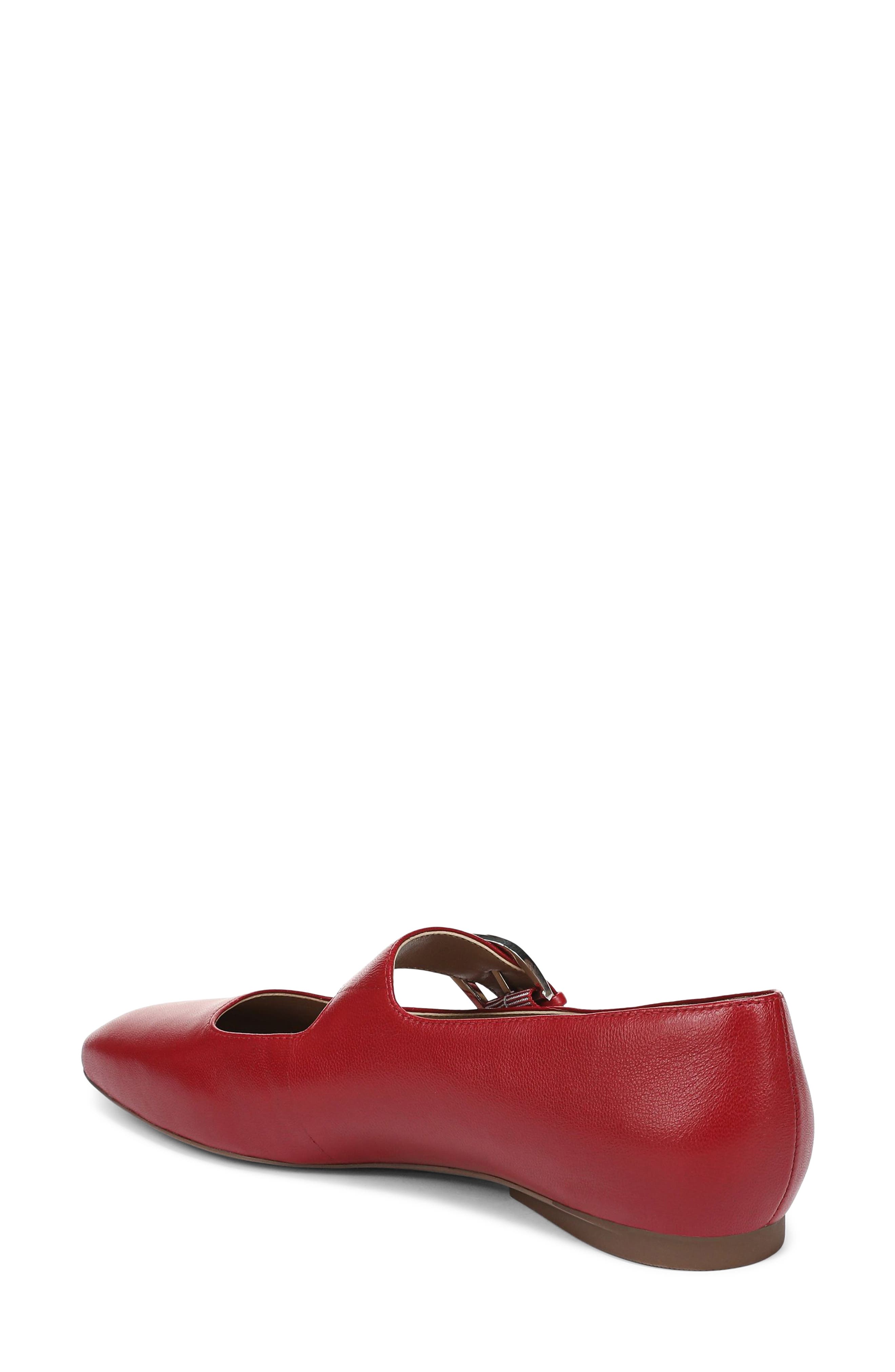 Naturalizer Cosmic Mary Jane Flat, Alternate, color, Hearts Flame Red