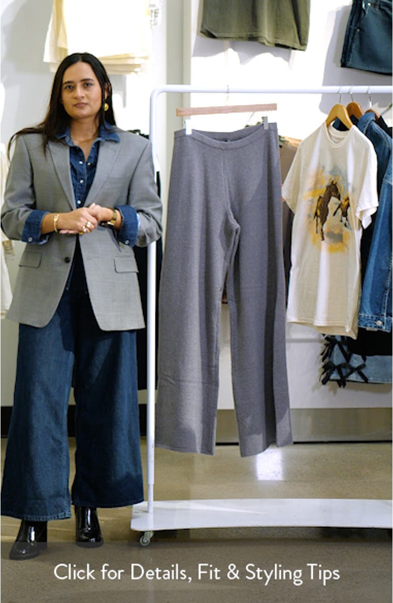 Relaxed Knit Pants, sales video thumbnail