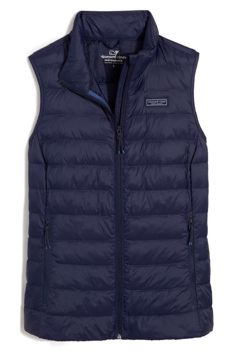 vineyard vines Shoreline PrimaLoft<sup>®</sup> Insulated Puffer Vest, Main, color, Nautical Navy