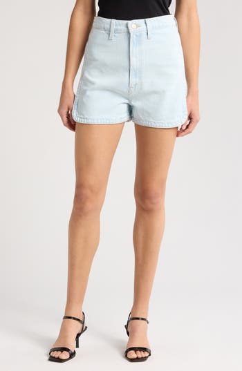 Mother The Piece Of Cake Denim Shorts In Over Ice