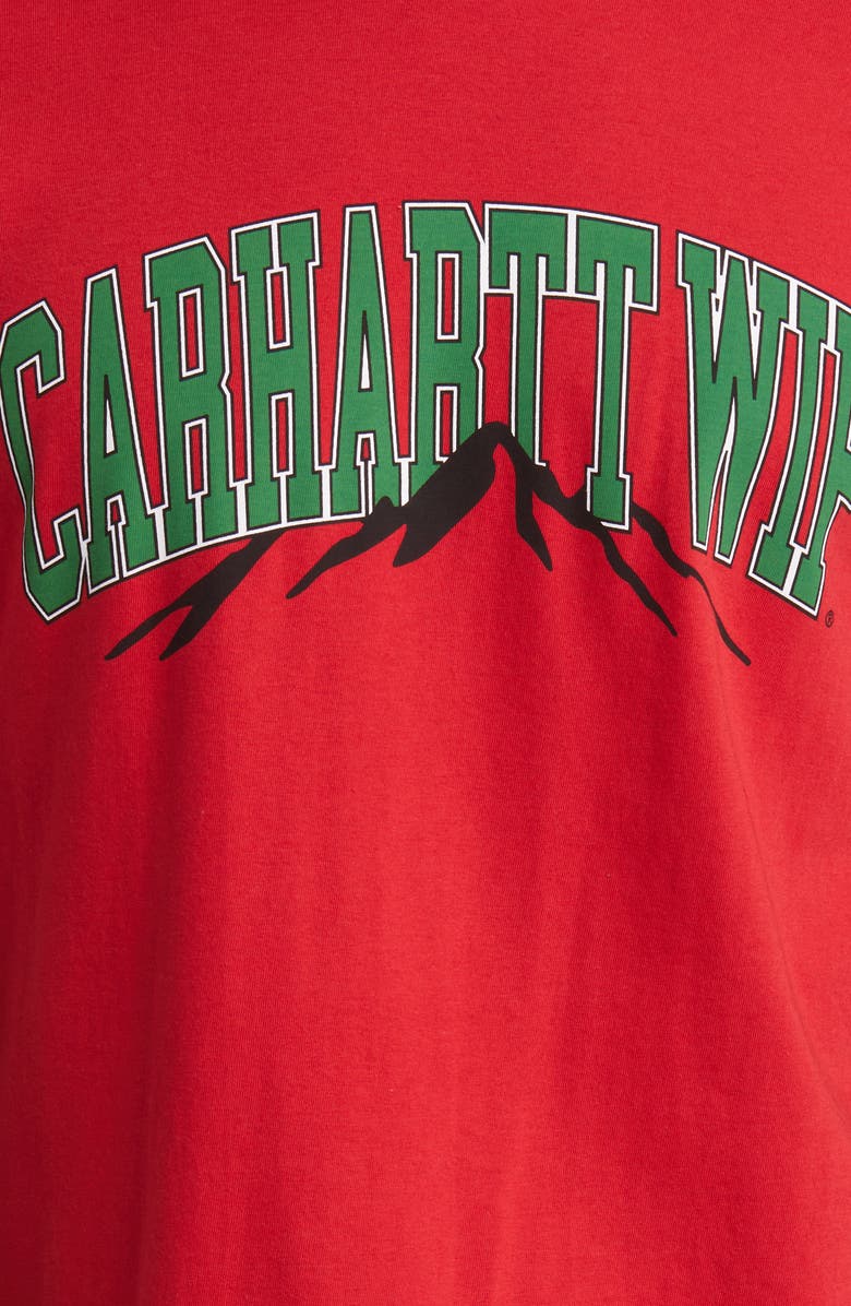 Carhartt Work In Progress Mountain College Organic Cotton Graphic T-Shirt, Alternate, color,