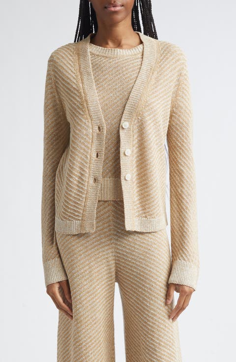 Bobby V-Neck Linen Cardigan