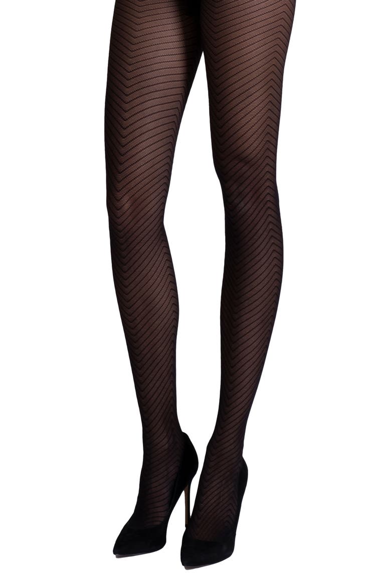 Eco Arrow Tights, Alternate, color, BLACK