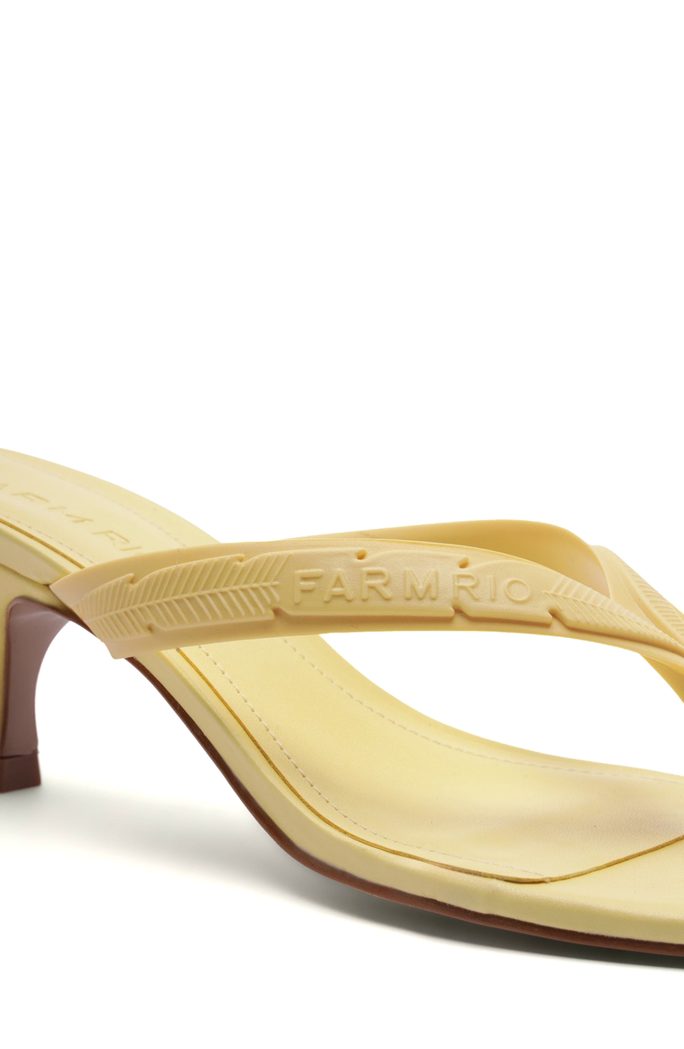 Rob Kitten Heel Sandal, Alternate, color, PALE BANANA