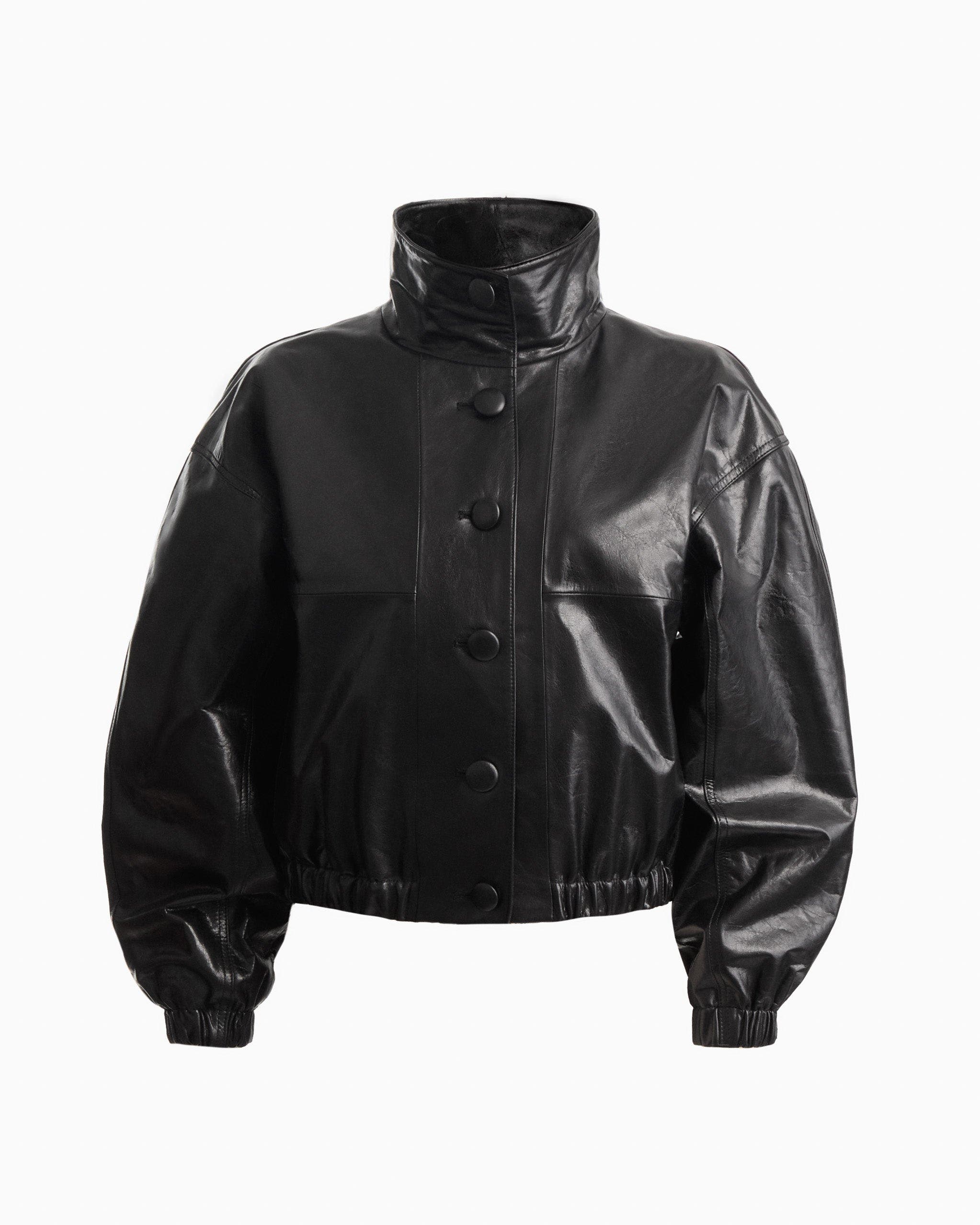 Kate leather bomber - image 2
