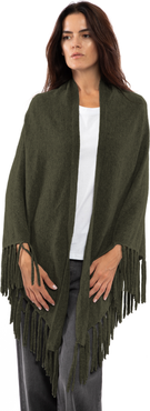 Monticelli Cashmere Pure Cashmere Fringe Wrap