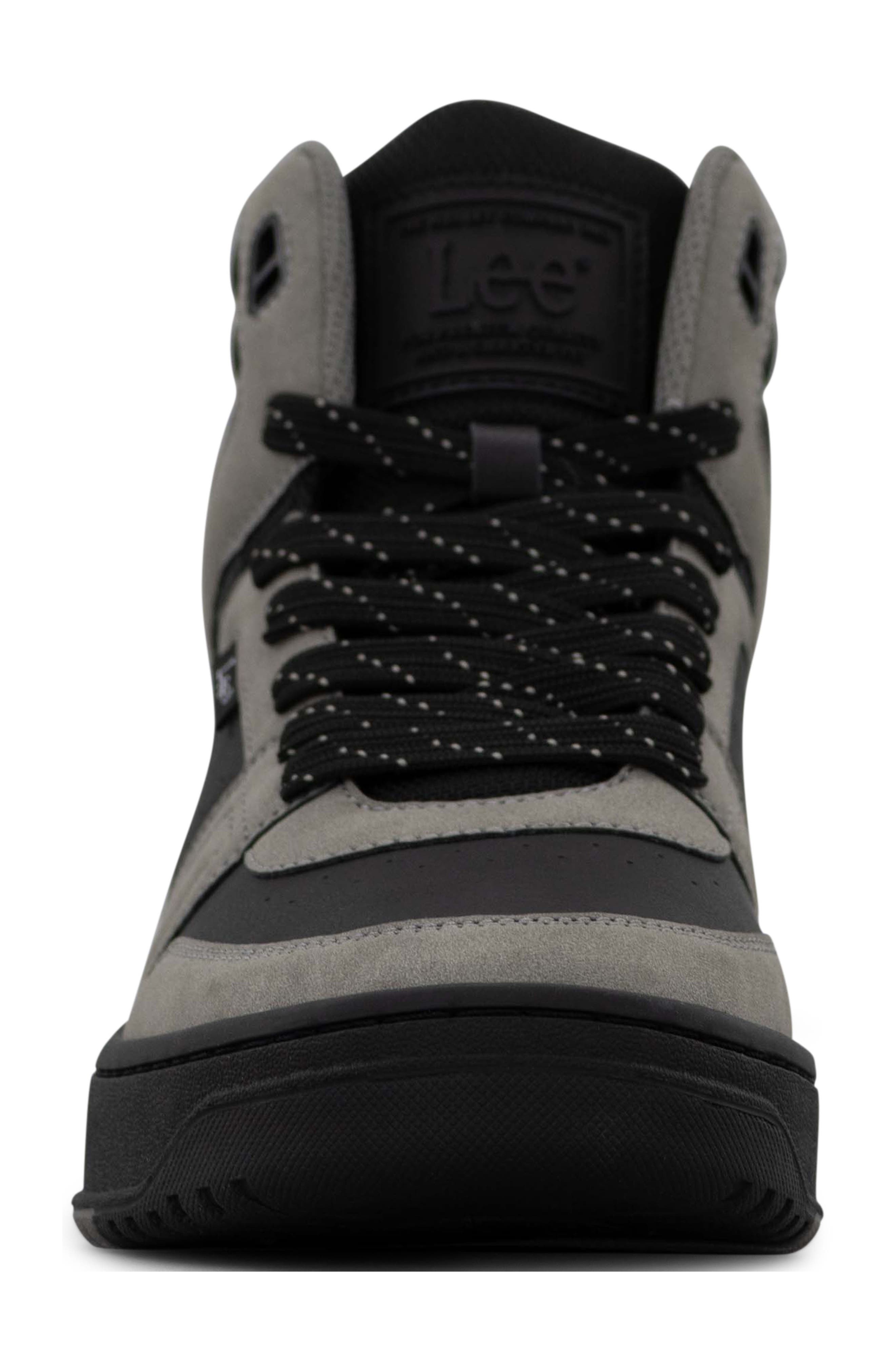 Lee Fast Lane Mid Sneaker, Alternate, color, Black/ Dk Grey