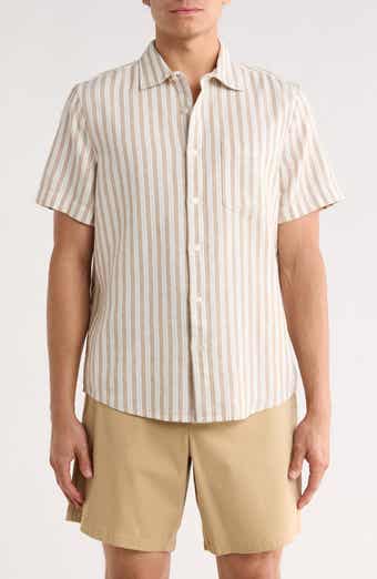 Short Sleeve Linen Blend Shirt