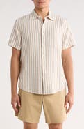 Nordstrom Short Sleeve Linen Blend Shirt