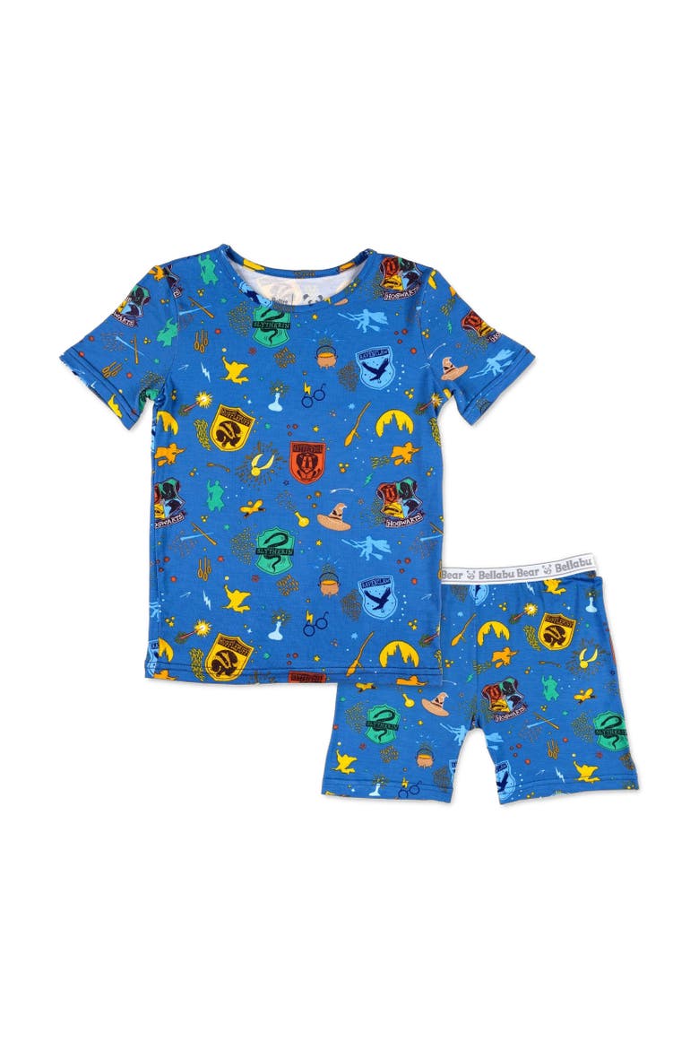 House Pride Kids 2-Piece Short Sleeve & Shorts Pajama Set, Main, color, House Pride