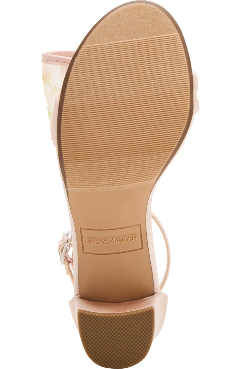 Steve Madden Kids' Jabigl Ankle Strap Sandal, Alternate, color, Blush Mesh