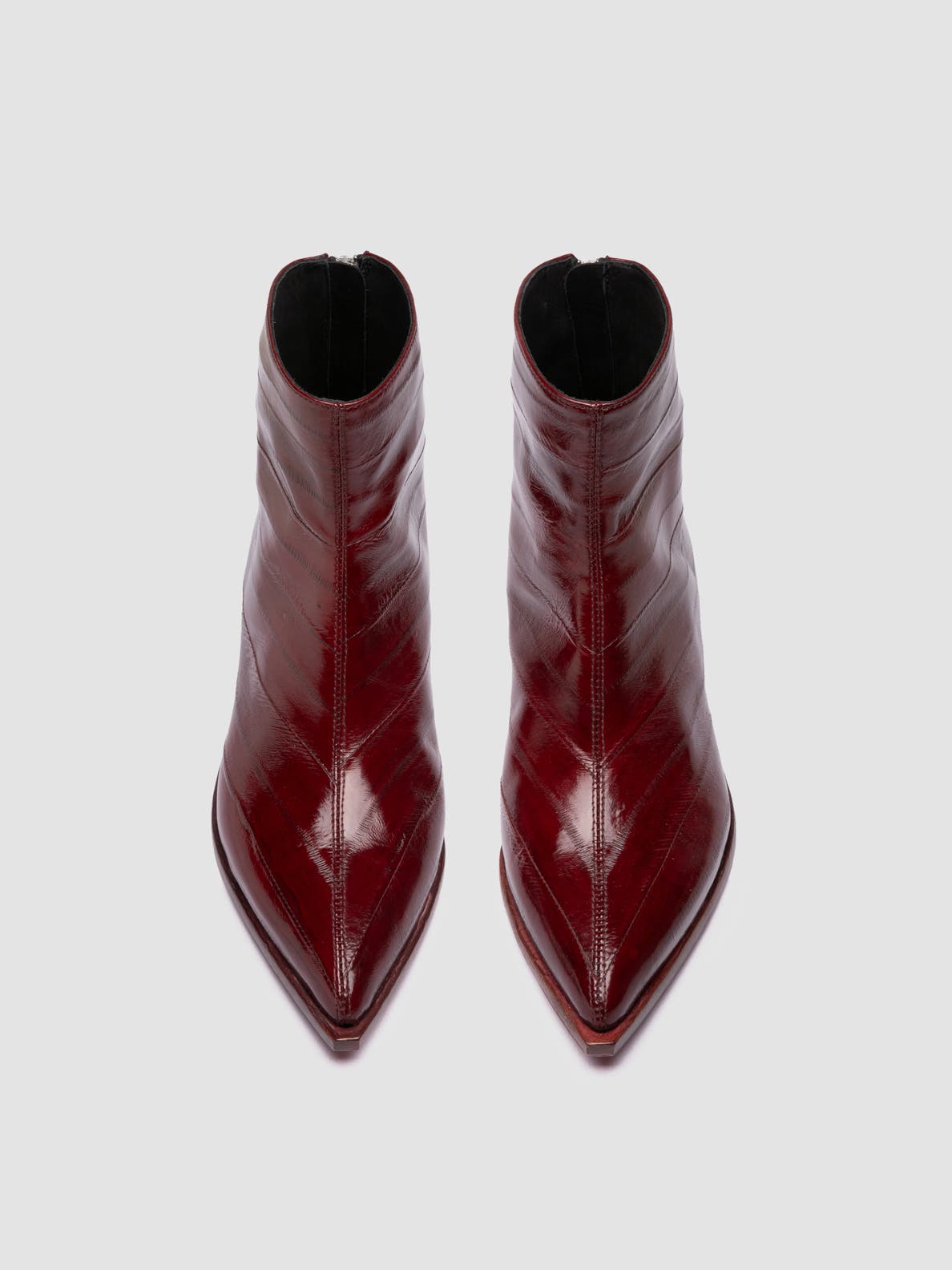 Noelie DD 109 Leather Ankle Boots, Alternate, color, Burgundy