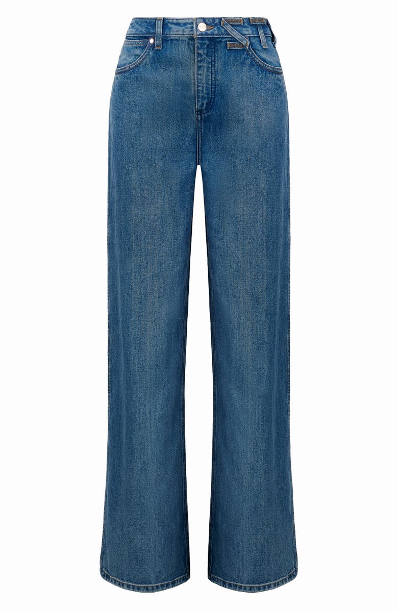 STAUD + Wrangler The Loose Fit Jeans, Alternate, color, 