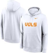 Nike Men's Nike White Tennessee Volunteers Primetime Alternate Logo Club Fleece Pullover Hoodie