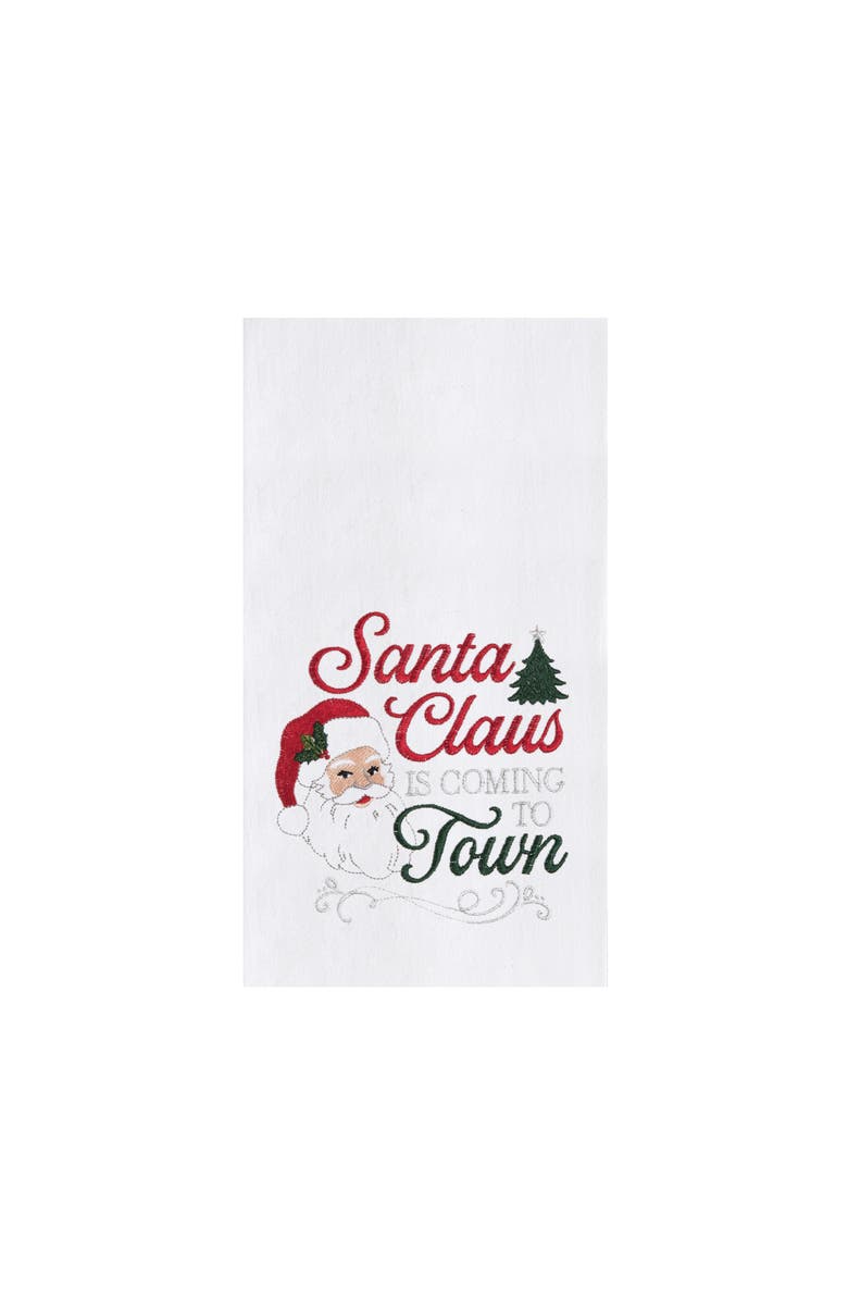 C&F Home Santa Is Coming To Town Towel, Main, color, Red