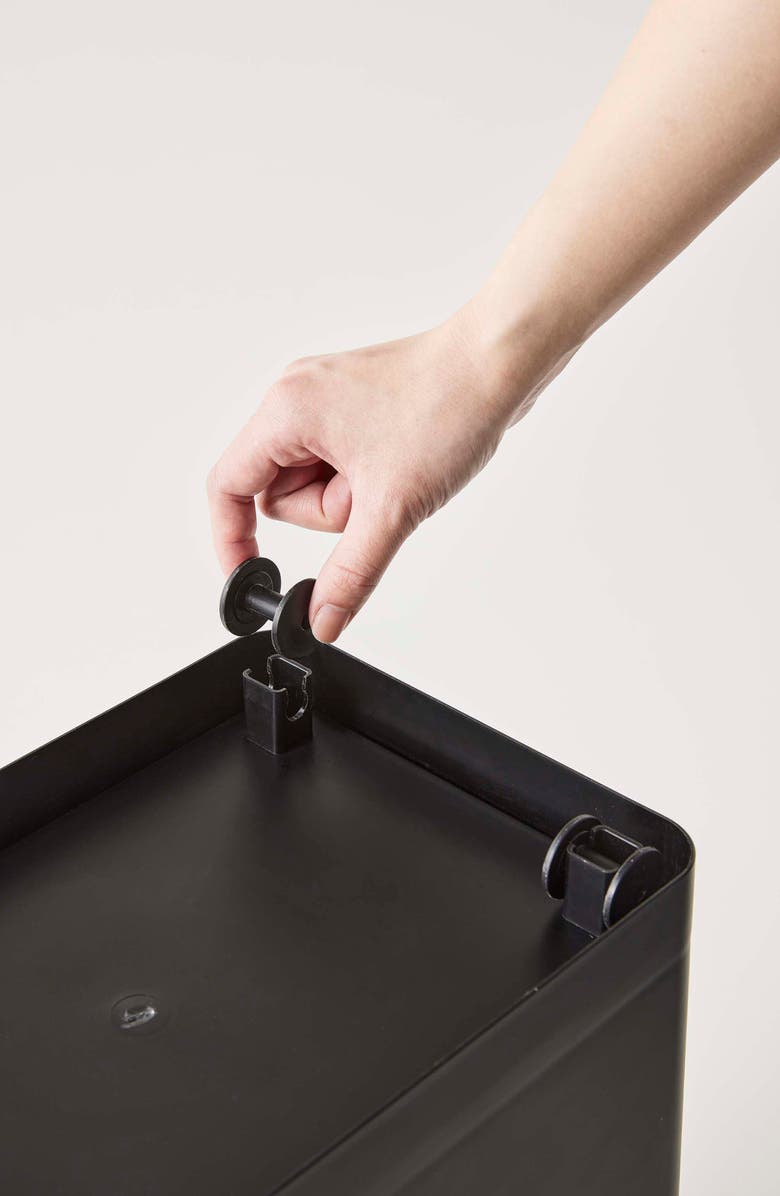 Yamazaki Extra-Large Airtight Pet Rolling Food Storage Container, Alternate, color, Black