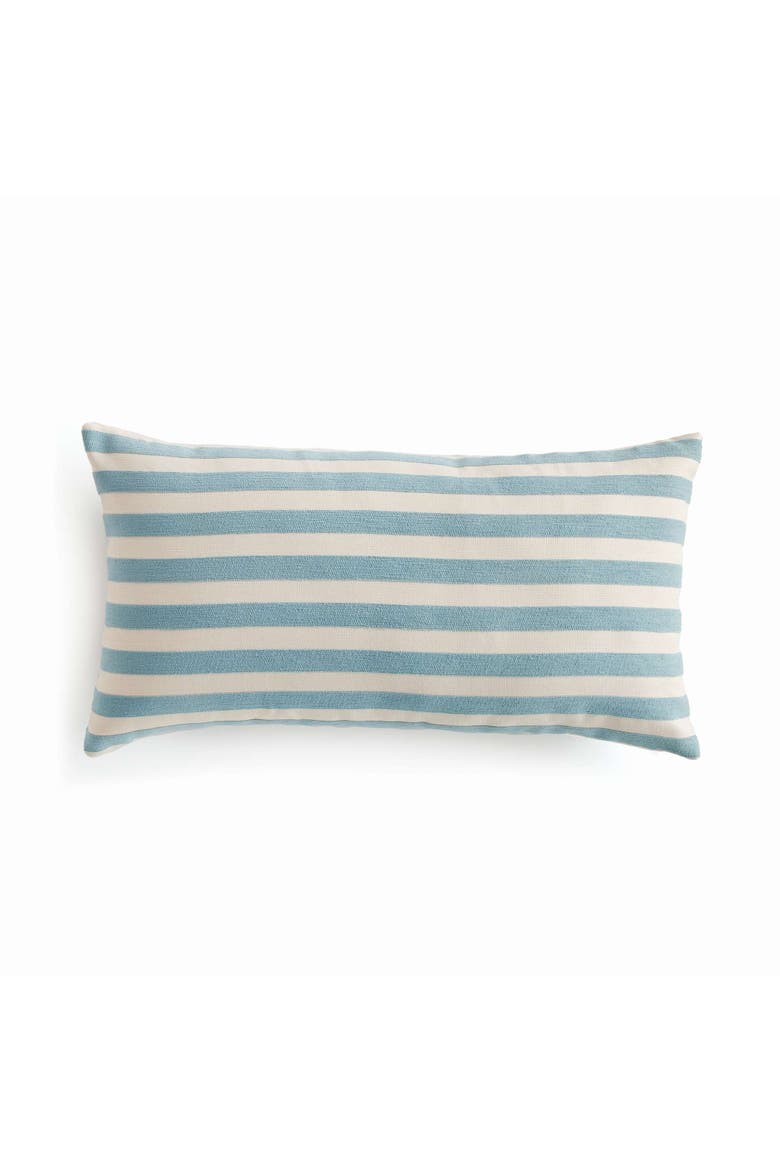 Grant Lumbar Indoor-Outdoor Pillow, Main, color, Blue
