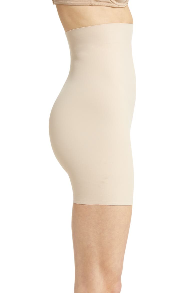 Sleek Essentials High Waist Shaping Shorts, Alternate, color, WARM BEIGE