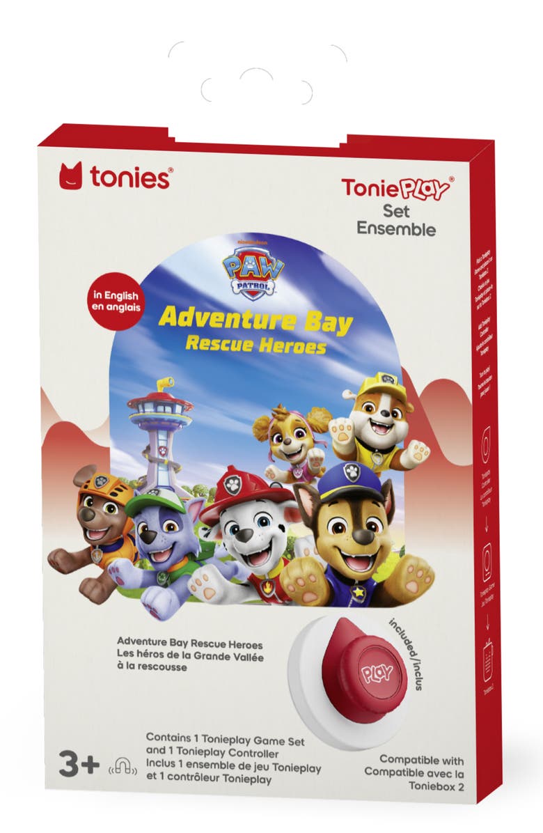 tonies Tonieplay PAW Patrol Adventure Bay Rescue Heroes Playset, Main, color, Multi