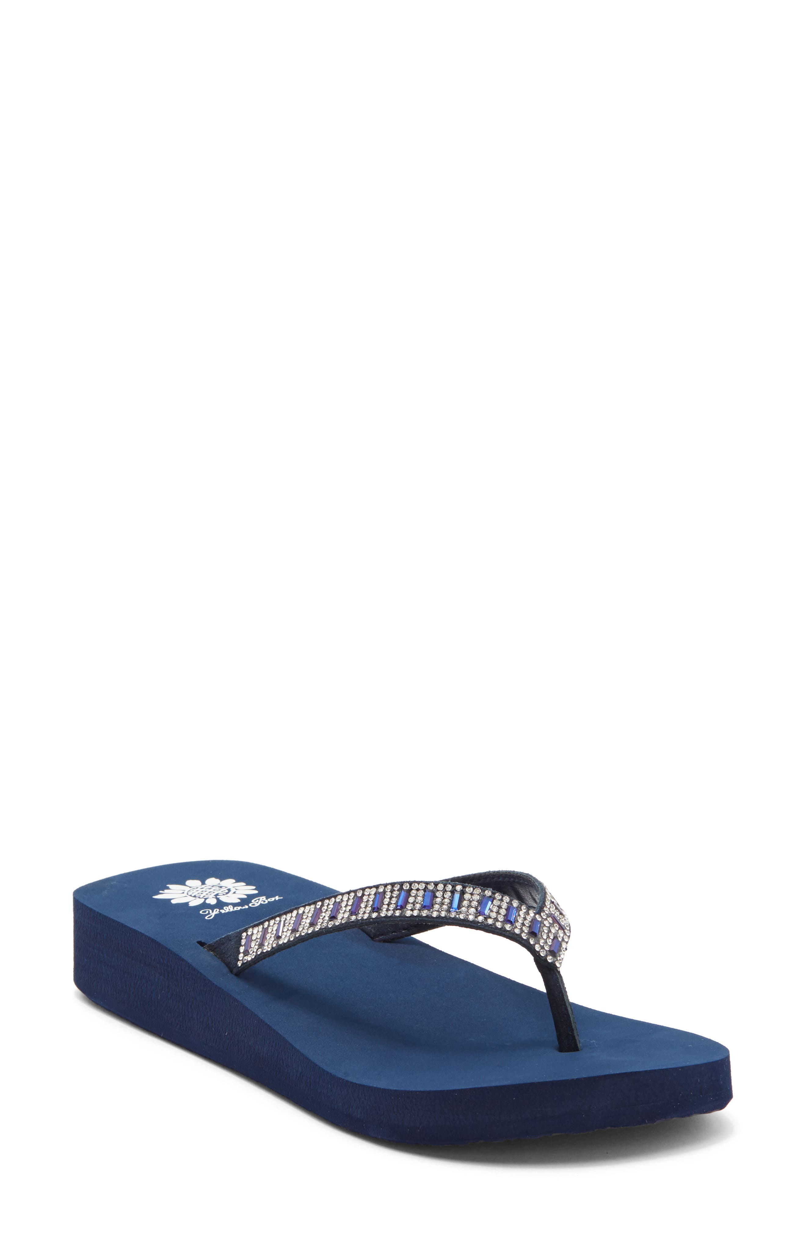 Yellow Box Premium Zemily Embellished Flip Flop