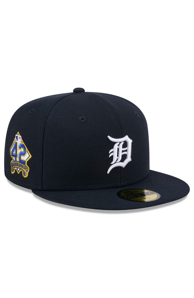 New Era Men's New Era  Navy Detroit Tigers 2025 Jackie Robinson Day 59FIFTY Fitted Hat, Alternate, color, 