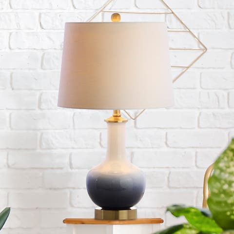 Gradient Ceramic/Brass LED Table Lamp