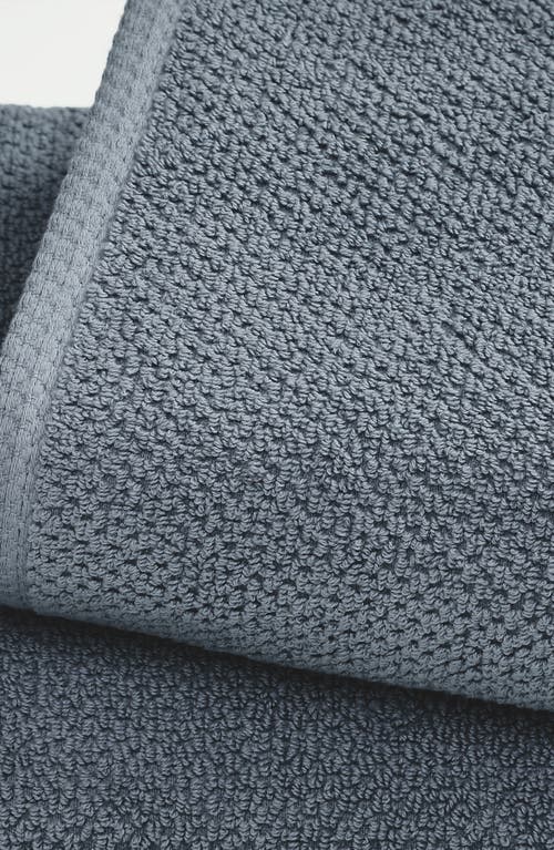 Woven & Weft 2-pack Cotton Bath Towels In Chambray Blue
