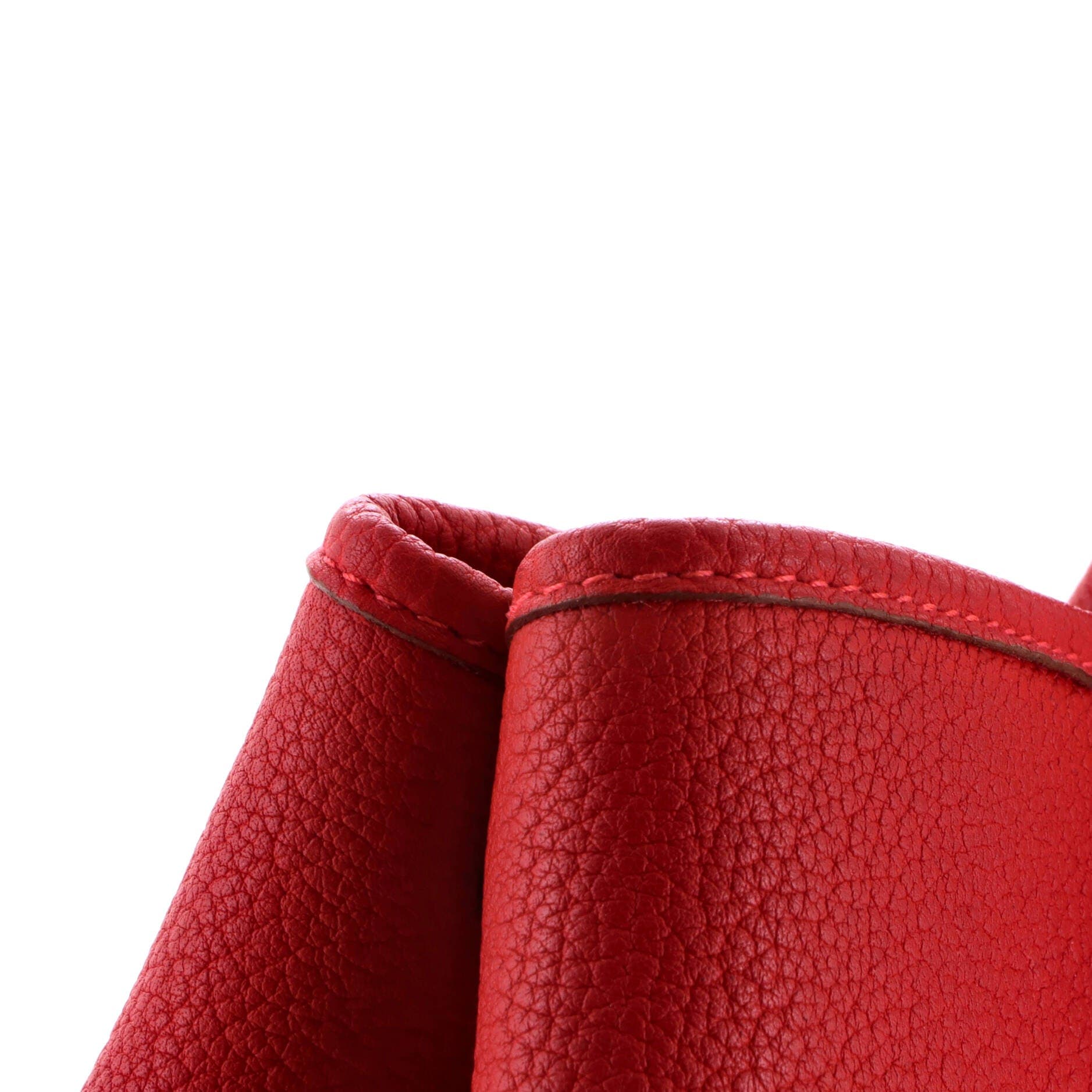 Garden Party Tote Leather 30, Alternate, color, Red